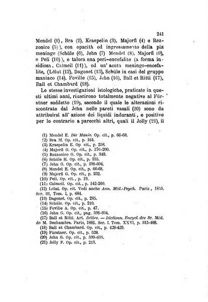 Archivio italiano per le malattie nervose e più particolarmente per le alienazioni mentali organo della Società freniatrica italiana <1874-1891>