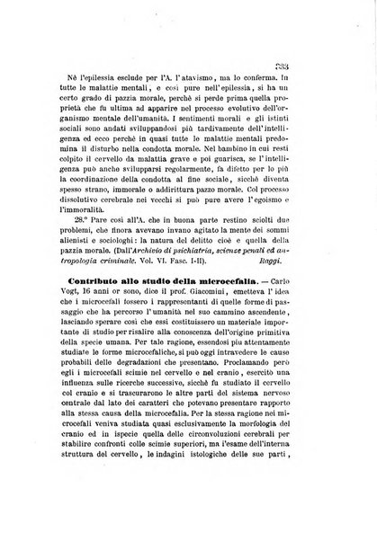 Archivio italiano per le malattie nervose e più particolarmente per le alienazioni mentali organo della Società freniatrica italiana <1874-1891>