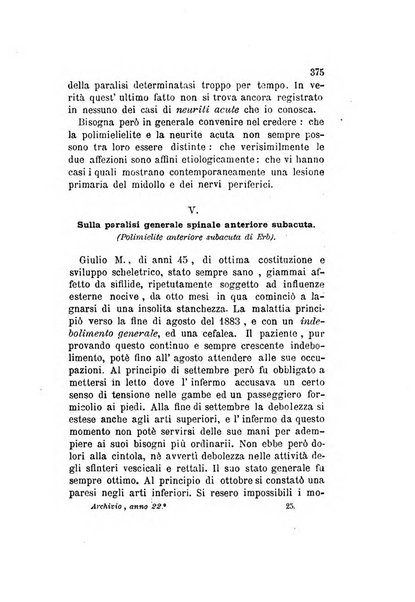 Archivio italiano per le malattie nervose e più particolarmente per le alienazioni mentali organo della Società freniatrica italiana <1874-1891>