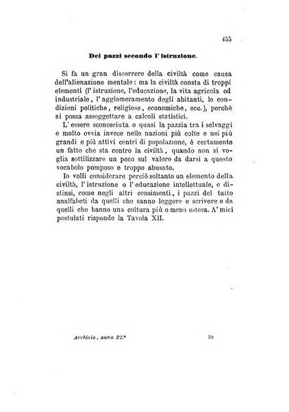 Archivio italiano per le malattie nervose e più particolarmente per le alienazioni mentali organo della Società freniatrica italiana <1874-1891>