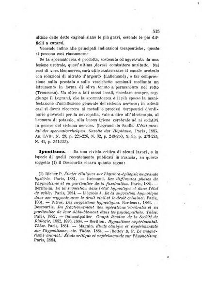 Archivio italiano per le malattie nervose e più particolarmente per le alienazioni mentali organo della Società freniatrica italiana <1874-1891>