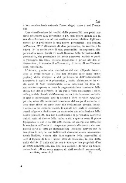 Archivio italiano per le malattie nervose e più particolarmente per le alienazioni mentali organo della Società freniatrica italiana <1874-1891>