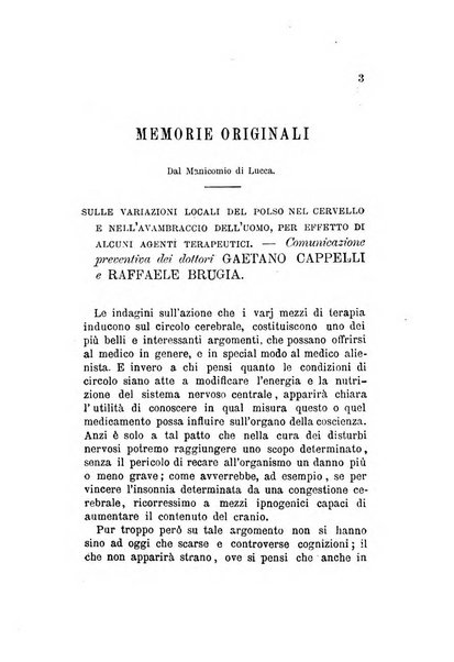 Archivio italiano per le malattie nervose e più particolarmente per le alienazioni mentali organo della Società freniatrica italiana <1874-1891>