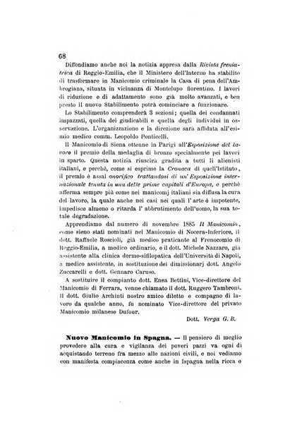 Archivio italiano per le malattie nervose e più particolarmente per le alienazioni mentali organo della Società freniatrica italiana <1874-1891>