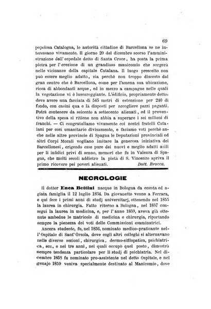 Archivio italiano per le malattie nervose e più particolarmente per le alienazioni mentali organo della Società freniatrica italiana <1874-1891>