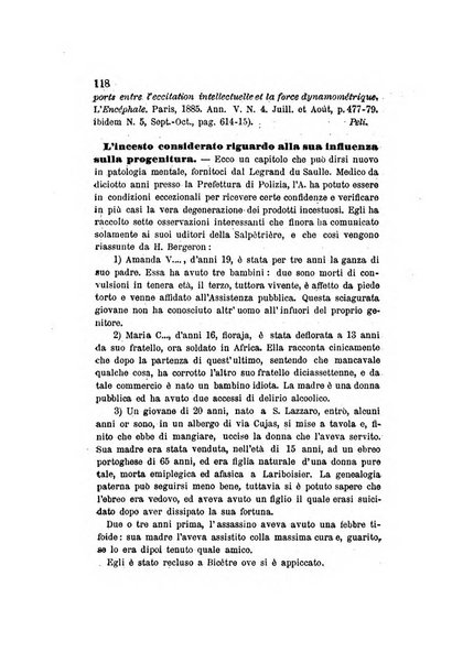 Archivio italiano per le malattie nervose e più particolarmente per le alienazioni mentali organo della Società freniatrica italiana <1874-1891>