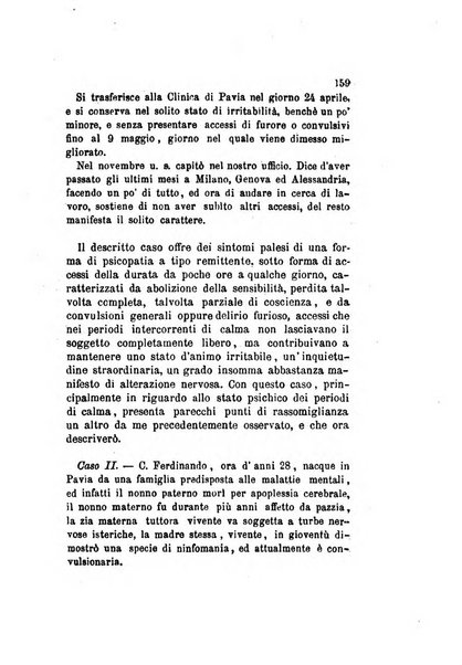 Archivio italiano per le malattie nervose e più particolarmente per le alienazioni mentali organo della Società freniatrica italiana <1874-1891>