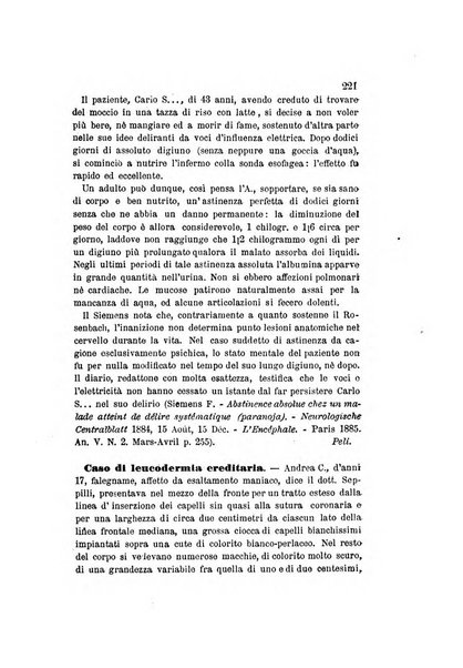 Archivio italiano per le malattie nervose e più particolarmente per le alienazioni mentali organo della Società freniatrica italiana <1874-1891>