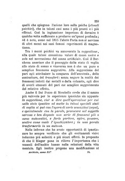 Archivio italiano per le malattie nervose e più particolarmente per le alienazioni mentali organo della Società freniatrica italiana <1874-1891>