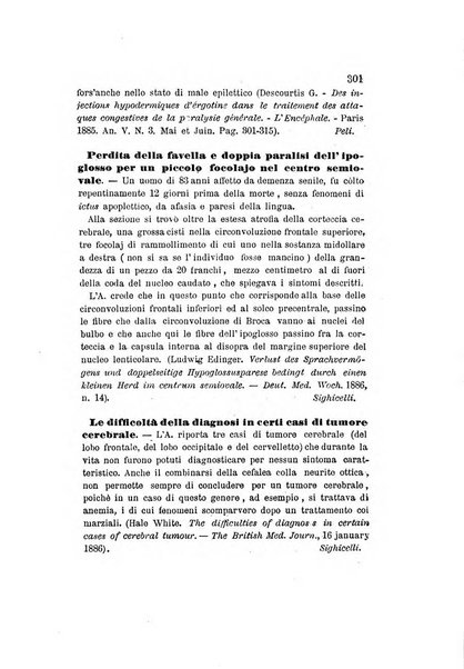 Archivio italiano per le malattie nervose e più particolarmente per le alienazioni mentali organo della Società freniatrica italiana <1874-1891>