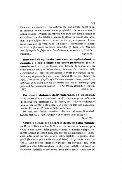 Archivio italiano per le malattie nervose e più particolarmente per le alienazioni mentali organo della Società freniatrica italiana <1874-1891>