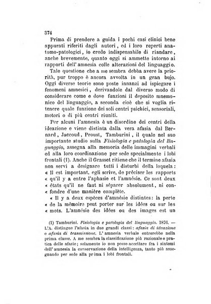 Archivio italiano per le malattie nervose e più particolarmente per le alienazioni mentali organo della Società freniatrica italiana <1874-1891>