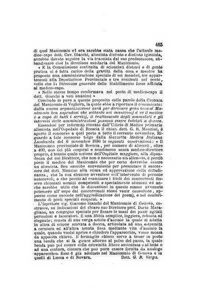 Archivio italiano per le malattie nervose e più particolarmente per le alienazioni mentali organo della Società freniatrica italiana <1874-1891>