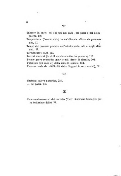 Archivio italiano per le malattie nervose e più particolarmente per le alienazioni mentali organo della Società freniatrica italiana <1874-1891>