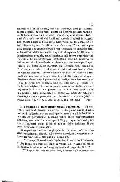 Archivio italiano per le malattie nervose e più particolarmente per le alienazioni mentali organo della Società freniatrica italiana <1874-1891>