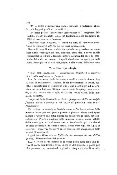 Archivio italiano per le malattie nervose e più particolarmente per le alienazioni mentali organo della Società freniatrica italiana <1874-1891>