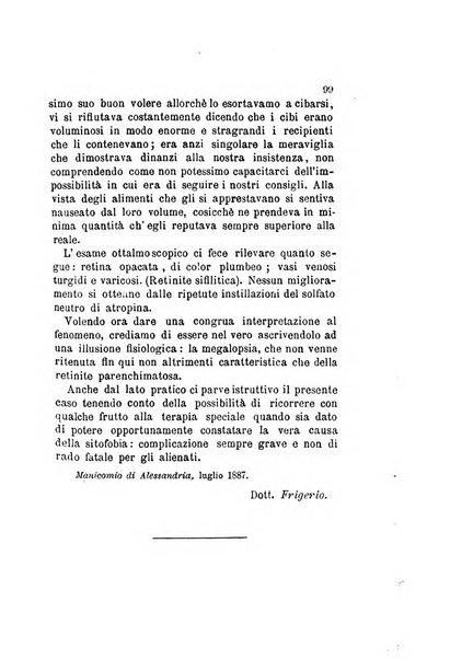 Archivio italiano per le malattie nervose e più particolarmente per le alienazioni mentali organo della Società freniatrica italiana <1874-1891>