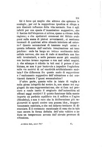 Archivio italiano per le malattie nervose e più particolarmente per le alienazioni mentali organo della Società freniatrica italiana <1874-1891>