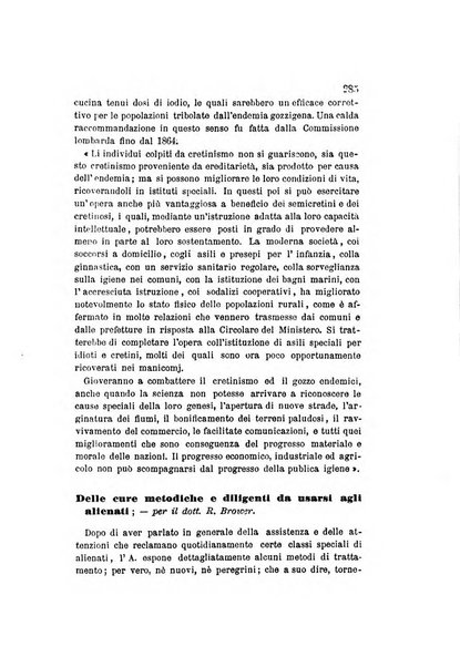 Archivio italiano per le malattie nervose e più particolarmente per le alienazioni mentali organo della Società freniatrica italiana <1874-1891>