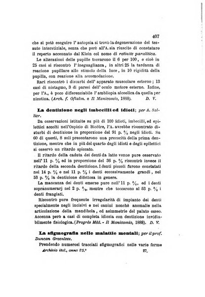 Archivio italiano per le malattie nervose e più particolarmente per le alienazioni mentali organo della Società freniatrica italiana <1874-1891>