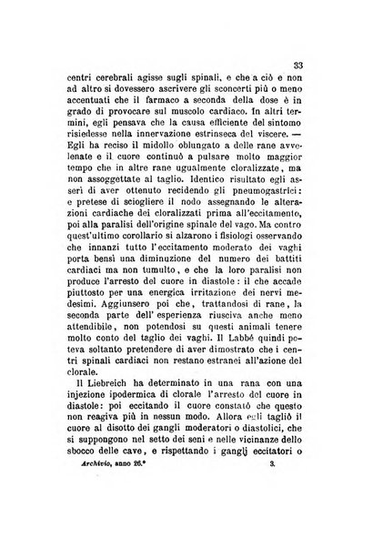 Archivio italiano per le malattie nervose e più particolarmente per le alienazioni mentali organo della Società freniatrica italiana <1874-1891>