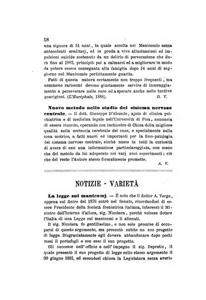 Archivio italiano per le malattie nervose e più particolarmente per le alienazioni mentali organo della Società freniatrica italiana <1874-1891>