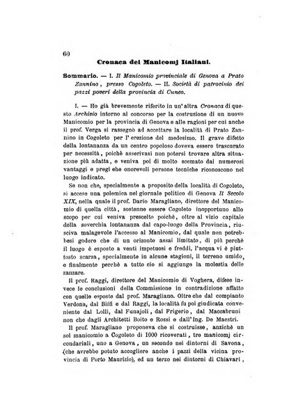 Archivio italiano per le malattie nervose e più particolarmente per le alienazioni mentali organo della Società freniatrica italiana <1874-1891>