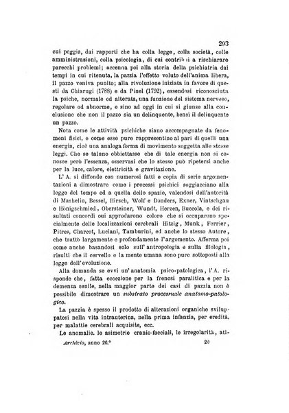 Archivio italiano per le malattie nervose e più particolarmente per le alienazioni mentali organo della Società freniatrica italiana <1874-1891>