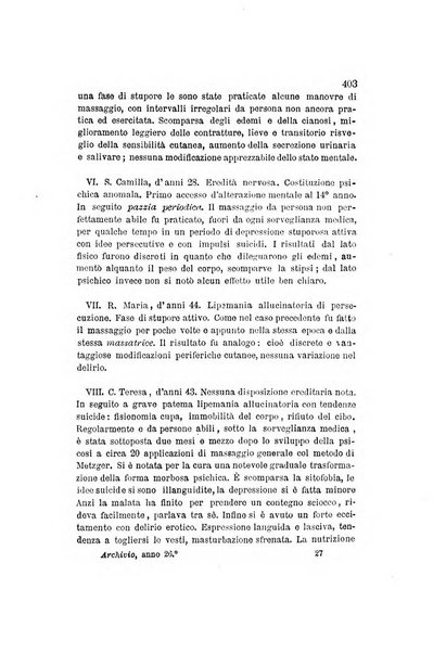 Archivio italiano per le malattie nervose e più particolarmente per le alienazioni mentali organo della Società freniatrica italiana <1874-1891>