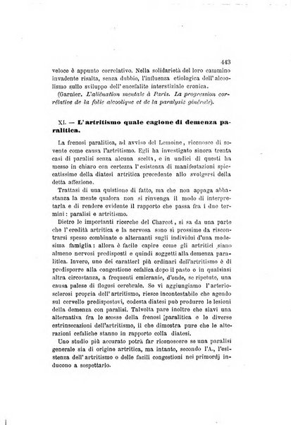 Archivio italiano per le malattie nervose e più particolarmente per le alienazioni mentali organo della Società freniatrica italiana <1874-1891>