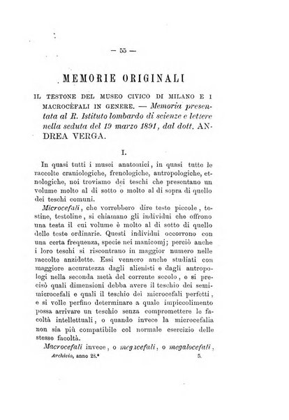 Archivio italiano per le malattie nervose e più particolarmente per le alienazioni mentali organo della Società freniatrica italiana <1874-1891>