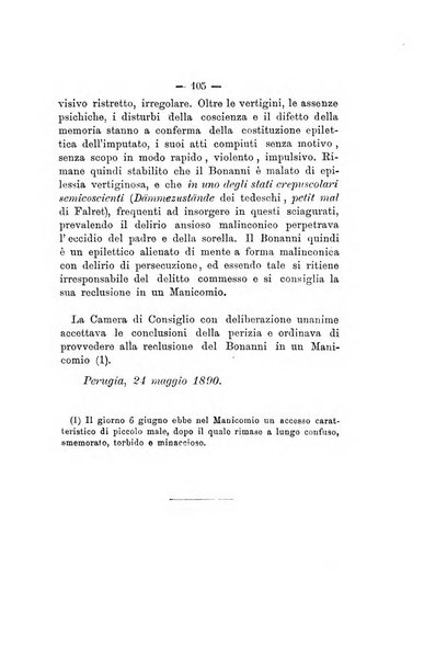 Archivio italiano per le malattie nervose e più particolarmente per le alienazioni mentali organo della Società freniatrica italiana <1874-1891>