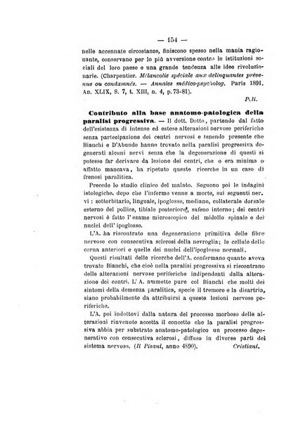 Archivio italiano per le malattie nervose e più particolarmente per le alienazioni mentali organo della Società freniatrica italiana <1874-1891>