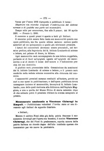 Archivio italiano per le malattie nervose e più particolarmente per le alienazioni mentali organo della Società freniatrica italiana <1874-1891>