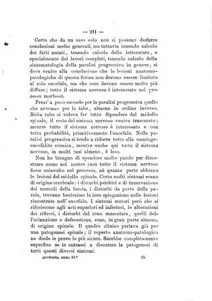 Archivio italiano per le malattie nervose e più particolarmente per le alienazioni mentali organo della Società freniatrica italiana <1874-1891>