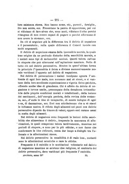 Archivio italiano per le malattie nervose e più particolarmente per le alienazioni mentali organo della Società freniatrica italiana <1874-1891>