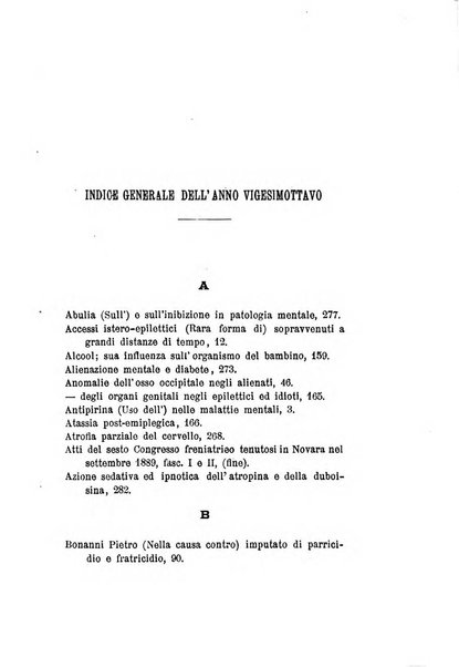 Archivio italiano per le malattie nervose e più particolarmente per le alienazioni mentali organo della Società freniatrica italiana <1874-1891>