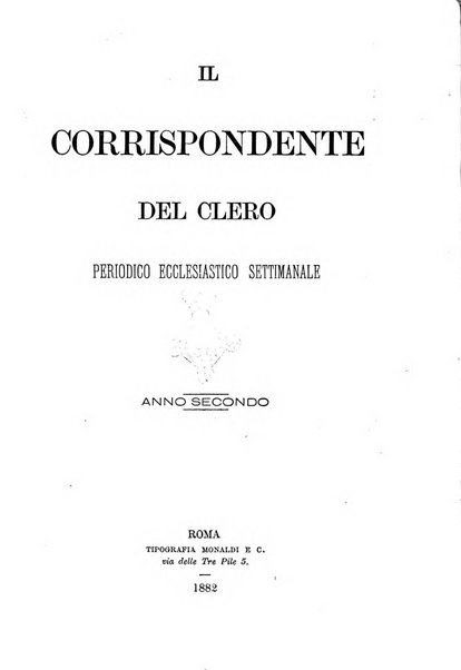 Il corrispondente del clero