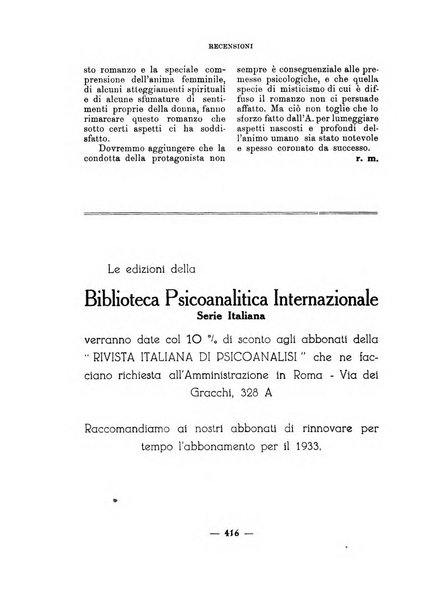 Rivista italiana di psicoanalisi organo ufficiale della Società psicoanalitica italiana