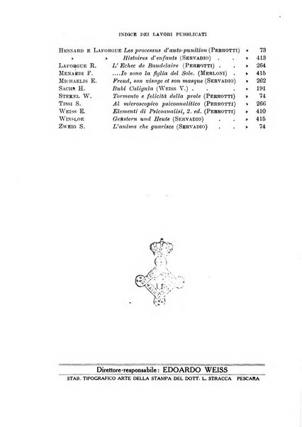 Rivista italiana di psicoanalisi organo ufficiale della Società psicoanalitica italiana