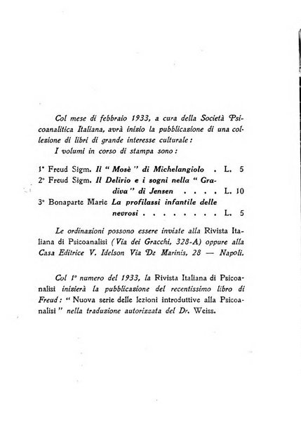 Rivista italiana di psicoanalisi organo ufficiale della Società psicoanalitica italiana