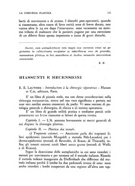 La chirurgia plastica rivista della Societa italiana di chirurgia riparatrice plastica ed estetica