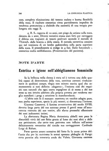 La chirurgia plastica rivista della Societa italiana di chirurgia riparatrice plastica ed estetica