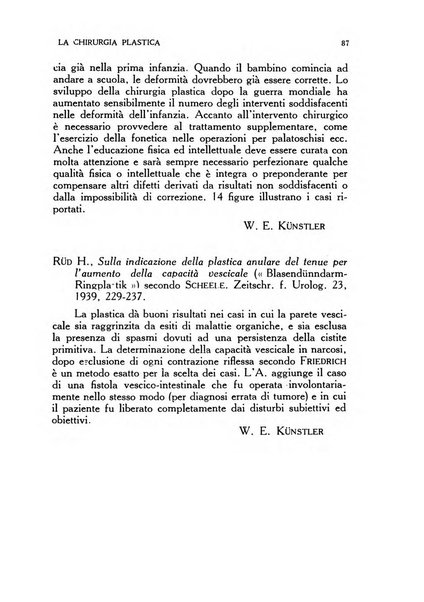 La chirurgia plastica rivista della Societa italiana di chirurgia riparatrice plastica ed estetica