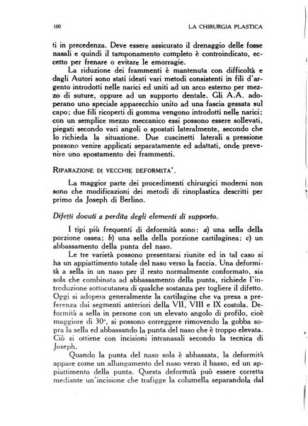 La chirurgia plastica rivista della Societa italiana di chirurgia riparatrice plastica ed estetica