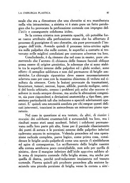 La chirurgia plastica rivista della Societa italiana di chirurgia riparatrice plastica ed estetica