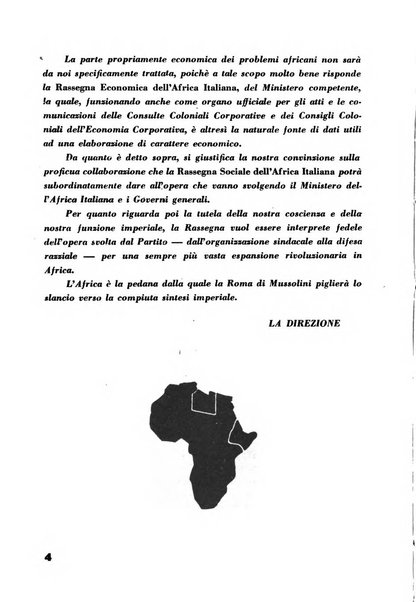 Rassegna sociale dell'Africa italiana