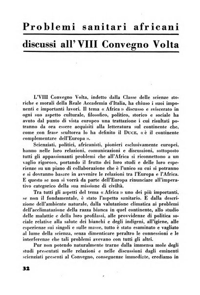 Rassegna sociale dell'Africa italiana