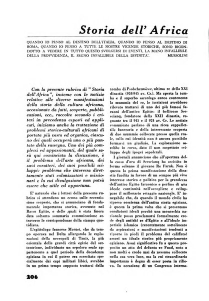 Rassegna sociale dell'Africa italiana