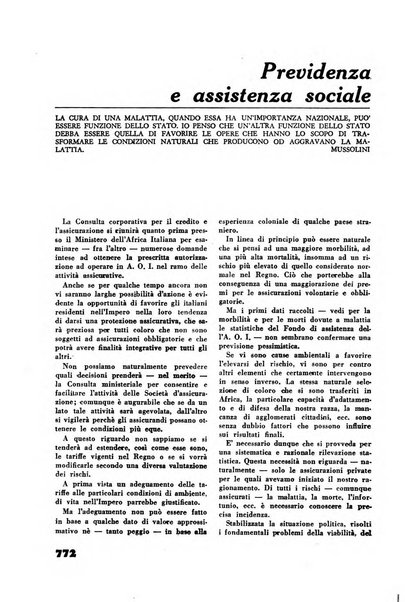 Rassegna sociale dell'Africa italiana